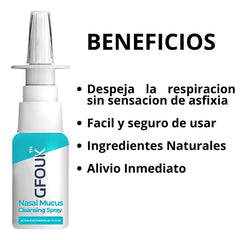 🌸 ¡Dile adiós a la congestión! Gfouk Spray Nasal 2x1 💧